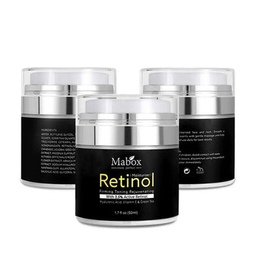 MABOX 2.5% Retinol Whitening Face Cream & Vitamin C Whitening Serum - VitaGlow Beauty Co.