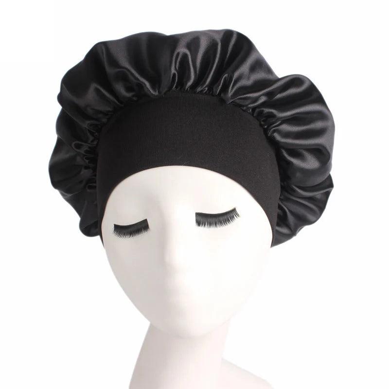 Luxury Satin Bonnet Hair Styling Cap - VitaGlow Beauty Co.