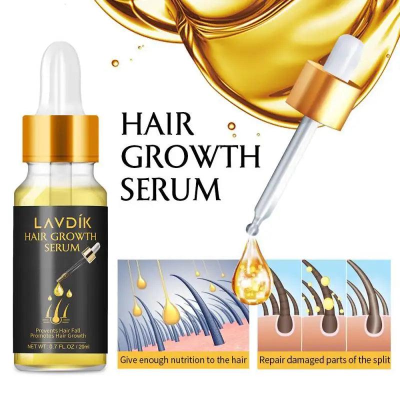 LAVDIK Ginger Fast Hair Growth Serum - VitaGlow Beauty Co.