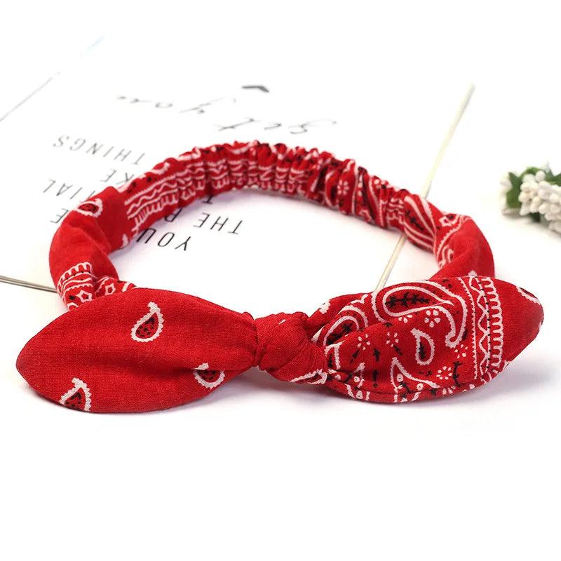 New Women Suede Soft Solid Print Headbands Vintage Cross Knot Elastic Hairbands Bandanas Girls Hair Bands Hair Accessories - VitaGlow Beauty Co.