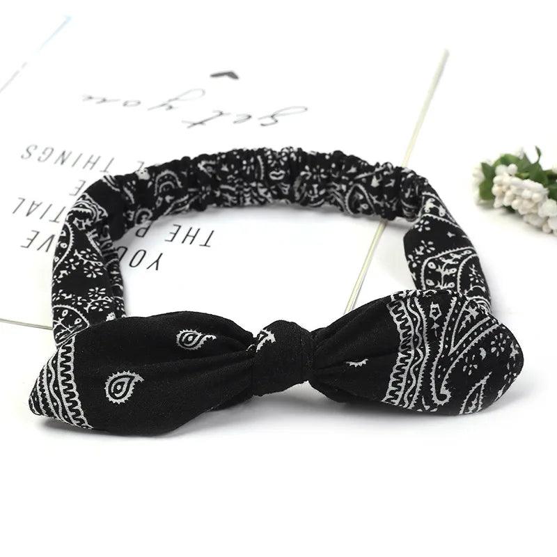 New Women Suede Soft Solid Print Headbands Vintage Cross Knot Elastic Hairbands Bandanas Girls Hair Bands Hair Accessories - VitaGlow Beauty Co.