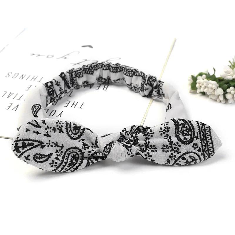 New Women Suede Soft Solid Print Headbands Vintage Cross Knot Elastic Hairbands Bandanas Girls Hair Bands Hair Accessories - VitaGlow Beauty Co.