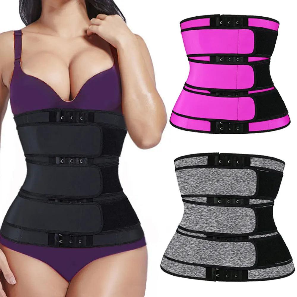 3-Buckle Belly Band Waist Trainer - VitaGlow Beauty Co.